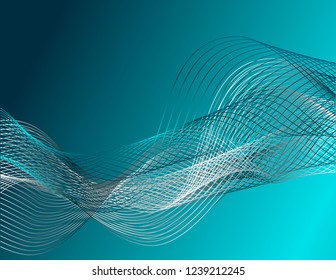 3D line background