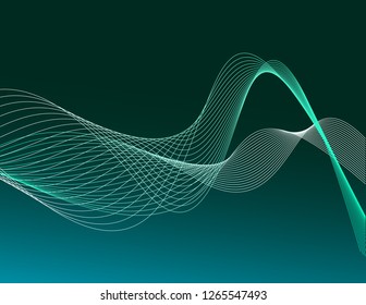 3D line background