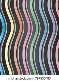 3d line background template colorful modern design