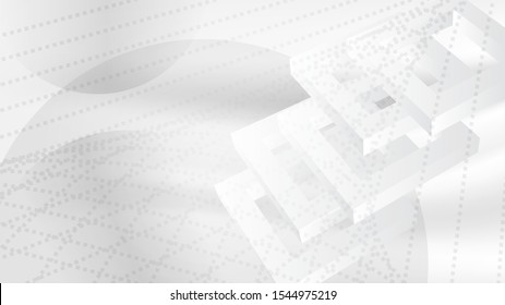 3D and line background with white color.
Simple,digital and modern background with smooth gradient whte color effect.
