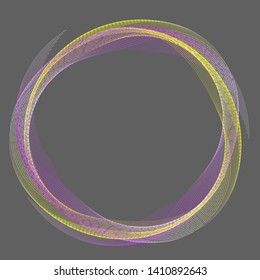 3D line frame bright background