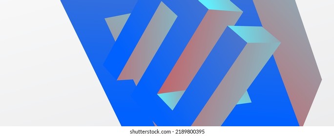 3d line geometric creative abstract background. Trendy techno business template for wallpaper, banner, background or landing