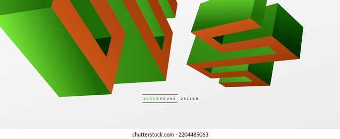 3d line geometric creative abstract background. Trendy techno business template for wallpaper, banner, background or landing
