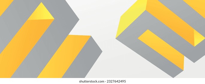 Fondo abstracto geométrico creativo de 3d línea. Plantilla de negocios de moda para tecno para papel de pared, banner, fondo o aterrizaje