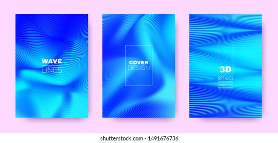 3d Lines Banner. Wave Flow Shape. Blue Dynamic Brochure. Gradient Striped Pattern. Gradient 3d Lines Shape. Wave Fluid Design. Blue Minimal Wallpaper. Blue 3d Lines Halftone Texture.