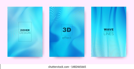 3d Lines Design. Wave Flow Shape. Neon Modern Wallpaper. Gradient Distorted Texture. Gradient 3d Lines Shape. Wave Flow Banner. Neon Minimal Brochure. Blue 3d Lines Halftone Texture.