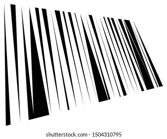 3d lines pattern in perspective. Oblique, slanting stripes. Diminishing parallel, straight skew strips, streaks texture.Asymmetric dynamic lines abstract geometric illustration. Lineal, linear element