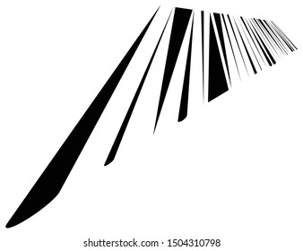 3d lines pattern in perspective. Oblique, slanting stripes. Diminishing parallel, straight skew strips, streaks texture.Asymmetric dynamic lines abstract geometric illustration. Lineal, linear element