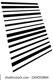 3d lines pattern in perspective. Oblique, slanting stripes. Diminishing parallel, straight skew strips, streaks texture.Asymmetric dynamic lines abstract geometric illustration. Lineal, linear element