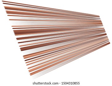 3d lines pattern in perspective. Oblique, slanting stripes. Diminishing parallel, straight skew strips, streaks texture.Asymmetric dynamic lines abstract geometric illustration. Lineal, linear element