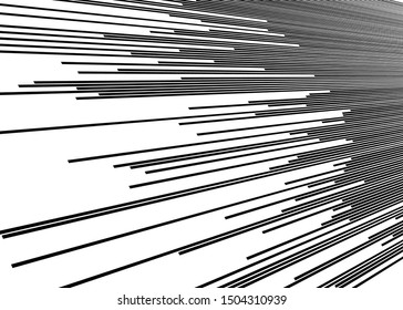3d lines pattern in perspective. Oblique, slanting stripes. Diminishing parallel, straight skew strips, streaks texture.Asymmetric dynamic lines abstract geometric illustration. Lineal, linear element