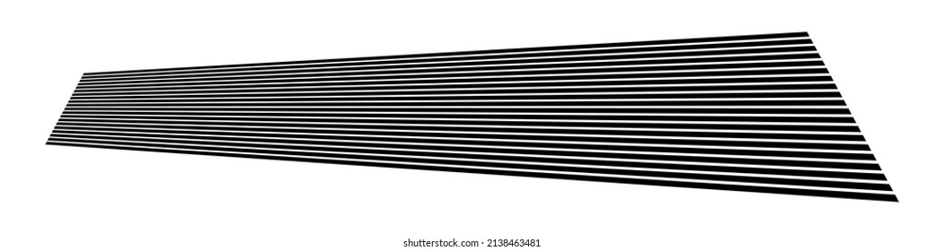3D lines in perspective, Angled, slanting, oblique and diagonal lines, stripes vector design element