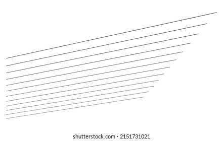 3D lines, stripes. Perspective, vanishing, converging lines