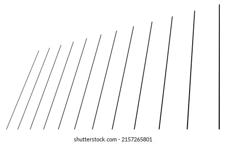 3D lines, stripes. Perspective, vanishing, converging lines