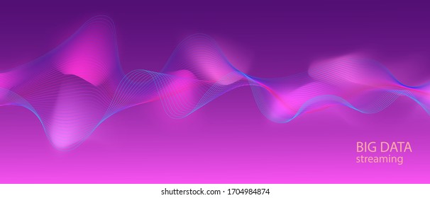 3D Liquid Waves. Cyber Gradient Overlay. Code Fractal Slide. Futuristic Vector Equalizer. Purple Pink Blue Matrix Computing Banner. Big Data Stream Technology Presentation. Abstract Music Background