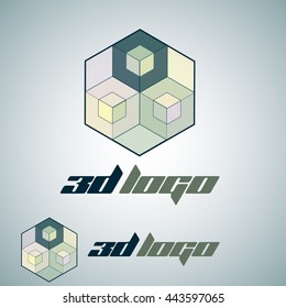 3d logo 3