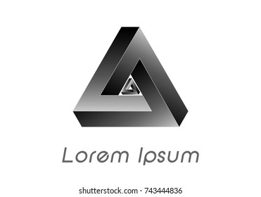 3D Logo Design , this logo is suitable for global company, world technologies, media and publicity agencies , vector isolated
