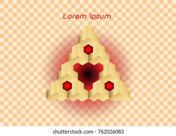 3D Logo Design , this logo is suitable for global company, world technologies, media and publicity agencies , vector isolated 