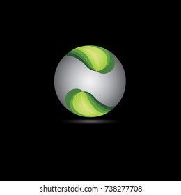 3D Logo shape Symbol Graphic objects, luxury and modern style