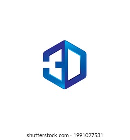 Logo 3D Diseño sencillo y moderno
