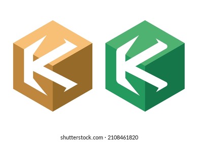 3D Logo Vector. K Logo Design. 3D Logo Design. 3D Letters. Letter Logo. Design