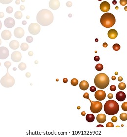 3D Logotype icon dna and molecule. Vector template Logo for medicine, science, technology, chemistry, biotechnology.
