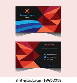 3D looking a business and visiting card, great promotion. 