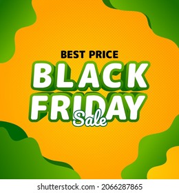 3d looks text effect black friday sale banner. social media e-commerce promotion needs.
