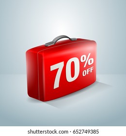 3D Luggage. 70 percent OFF