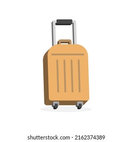 3d luggage concept in minimal cartoon style