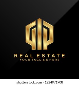 3D luxury real estate logo template