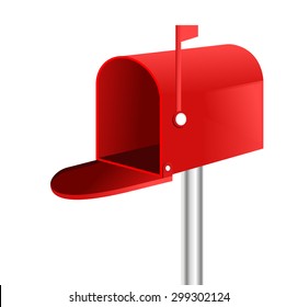 3D Mailbox Vector.