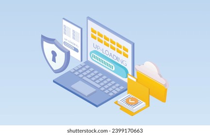 3d Manage security for every device.on pastel background.3d handmade.3d vector icon for technology,business illustration.