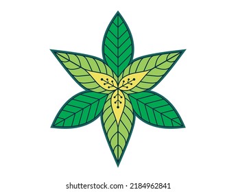 3d Mandala Multilayer Leaves Svg