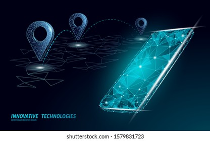 3D map point location business symbol. Realistic icon polygonal delivery worldwide planet. Shipping online shopping direction city address position pin vector illustration