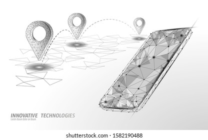 3D map point location business symbol. Realistic icon polygonal delivery worldwide planet. Shipping online shopping direction city address position pin vector illustration