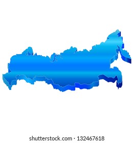 3D Map of Russia