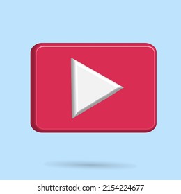 3D-Media-Player-Symbol Vektorgrafik in den Medien sozial mit Smartphone am besten für Ihre Immobilien-Bild-Unterhaltung