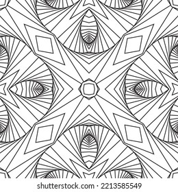 3D mesh geometric shapes on a white background. Geometric shapes from the black lines.