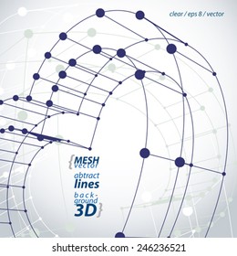 3d mesh stylish web monochrome love heart isolated on white background, dimensional elegant in love symbol, vector wireframe eps 8 object.