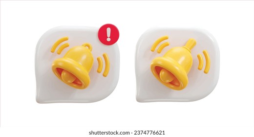 Symbol für 3D-Meldungsbenachrichtigung