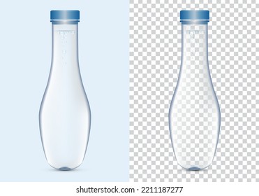3d mineral drinking water bottle vector illustration