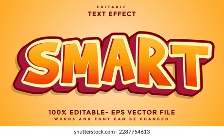 3d Minimal Gradient Word Smart Editable Text Effect Design Template, Effect Saved In Graphic Style