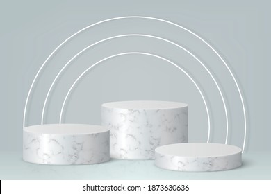 White marble table surface on transparent background, as PNG