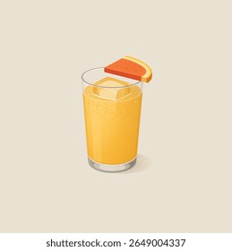 3D Minimalist Drink Icon – Flat Style Beverage Illustration for Menu and UI

