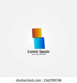 3D minimalist logo design.
Simple,digital and modern logo with smooth gradient effect.