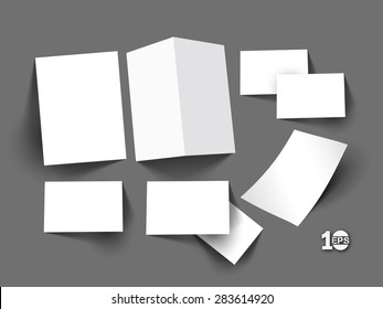 3D Mock-up For Business Stationery Design