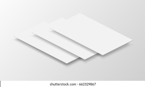 3D Mock-up mobile app interface. Blank app screen. Horizontal aspect ratio in white color tone created by vector easy to use for user interface and user experience design.