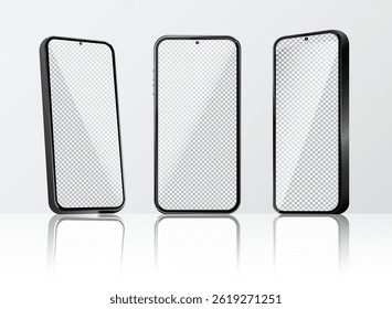 3D Mockup Smart phone Black 3D Mockup Smart phone Black