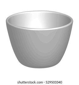 The 3D model of the Cup, volume Cup for coffee or tea, vector template